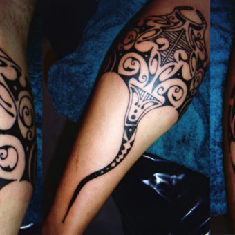 tatouage maori par Dermogenese Tattoo
