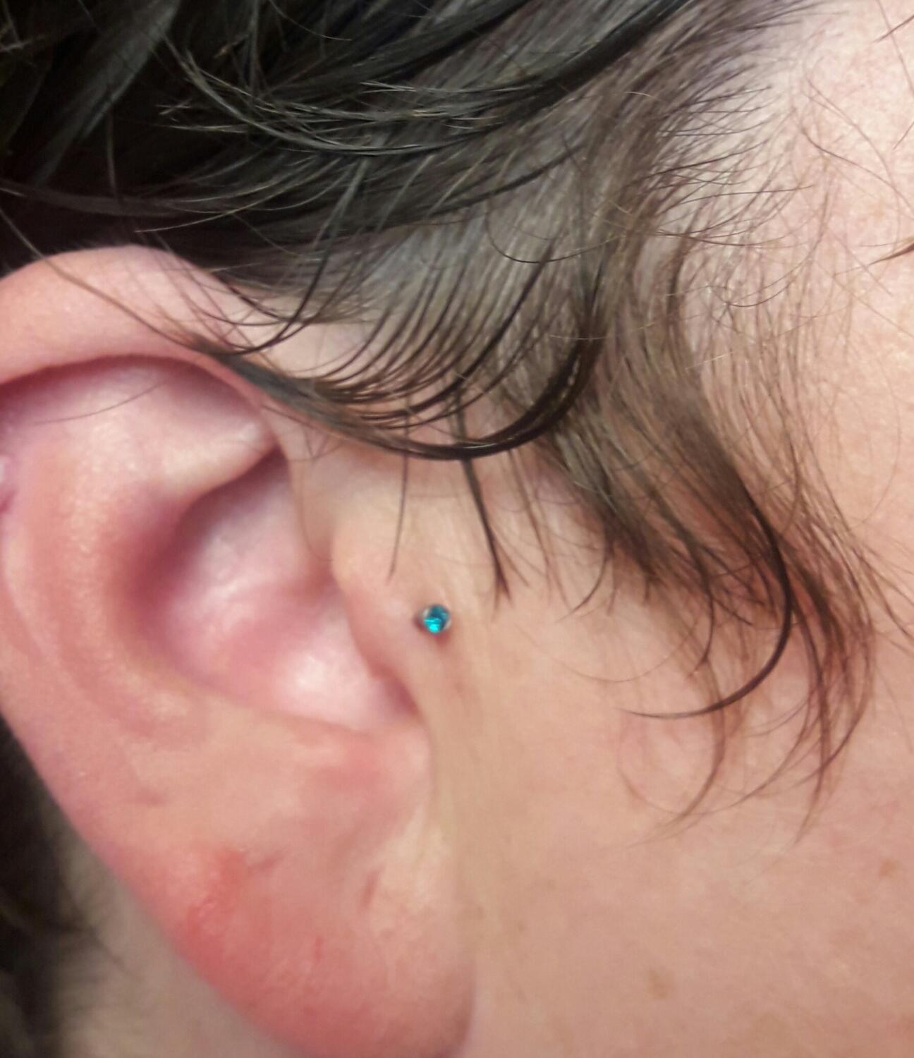piercing au tragus par Dermogenese Tattoo piercing au tragus par Dermogenese Tattoo