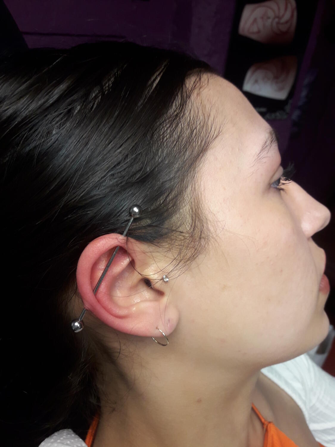 piercing industriel par Dermogenese Tattoo piercing industriel par Dermogenese Tattoo