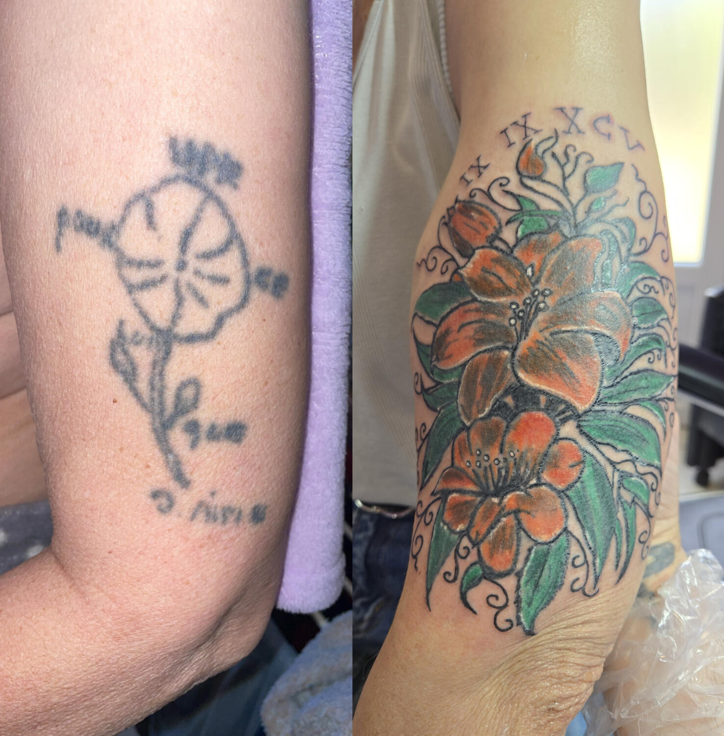 recouvrement transformation de tatouage recouvrement transformation de tatouage